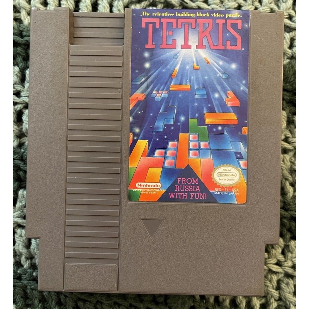 Tetris (Nintendo NES, 1989) - Cartridge Only Untested